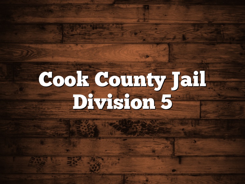 Cook County Jail Division 5