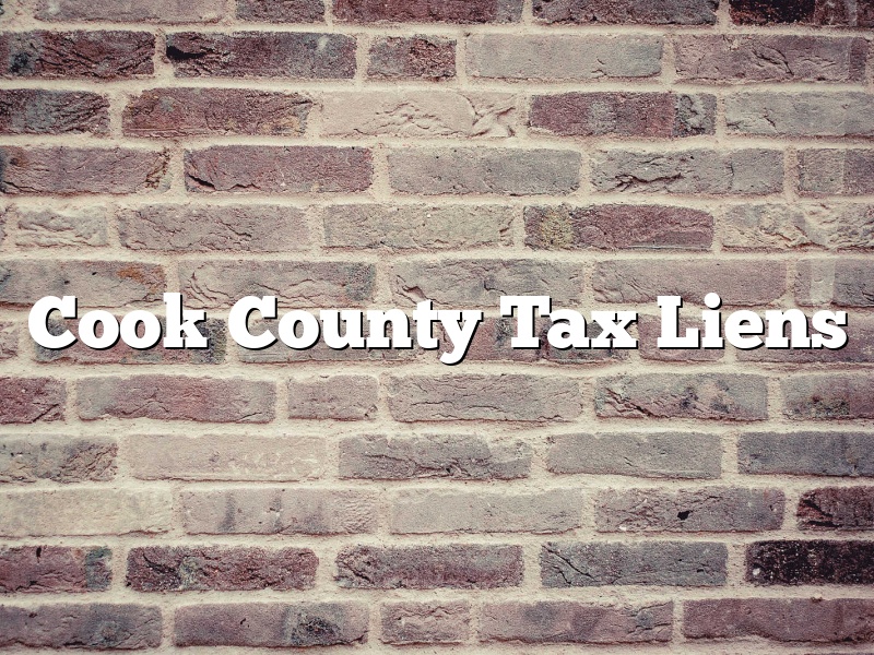 Cook County Tax Liens