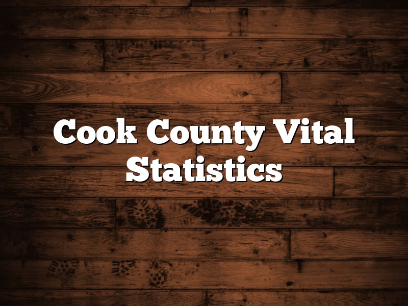 Cook County Vital Statistics