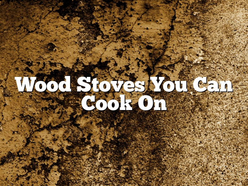 Wood Stoves You Can Cook On