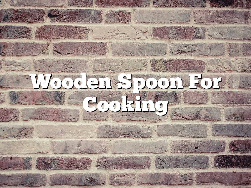 Wooden Spoon For Cooking