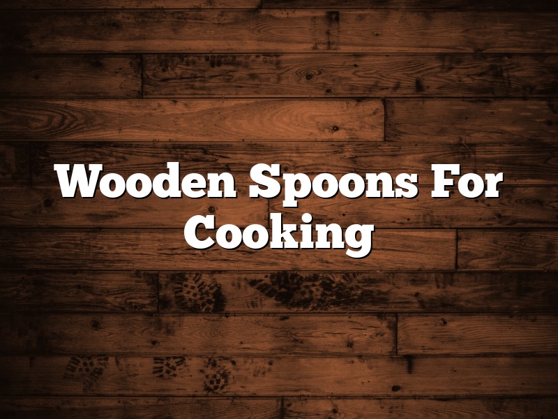 Wooden Spoons For Cooking