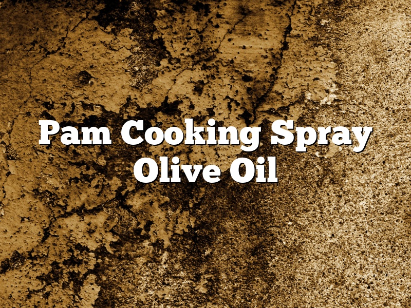 Pam Cooking Spray Olive Oil