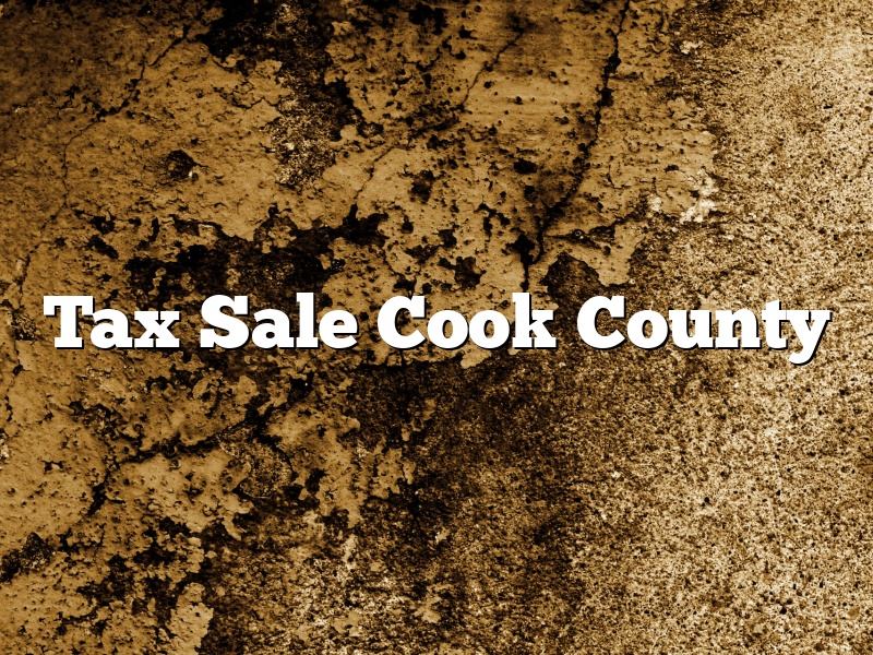 Tax Sale Cook County