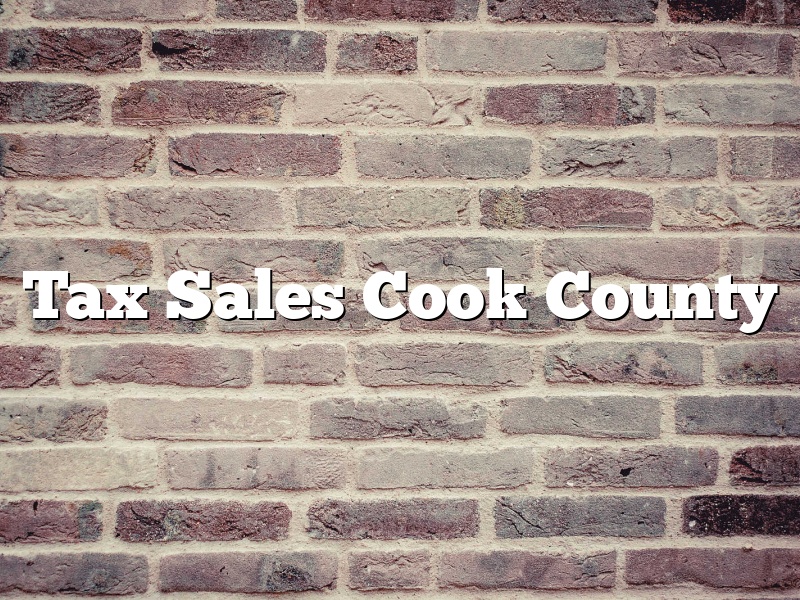 Tax Sales Cook County