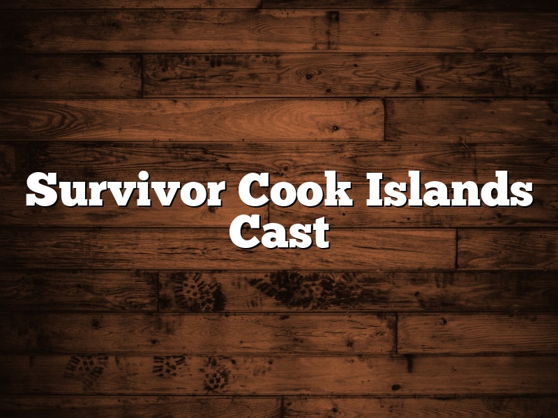 Survivor Cook Islands Cast